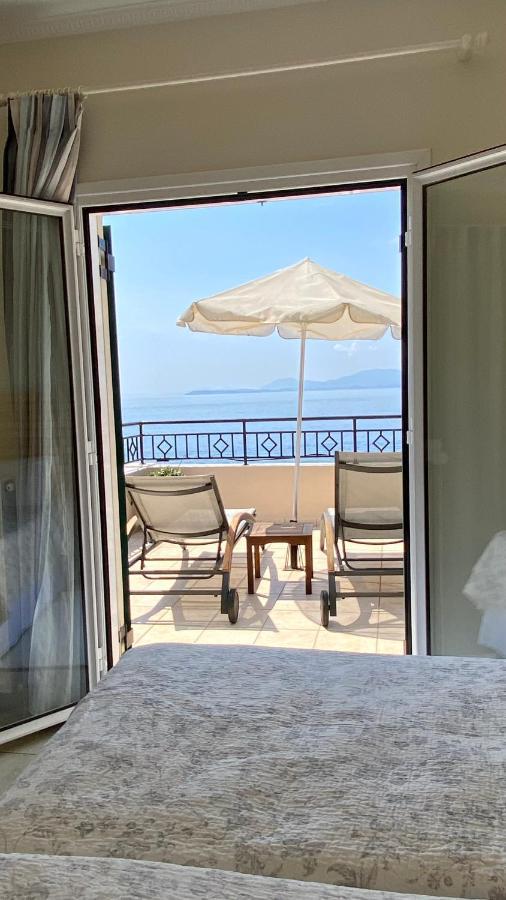 Beach Villa Aetos Kaminaki Nissaki Ниссаки Экстерьер фото
