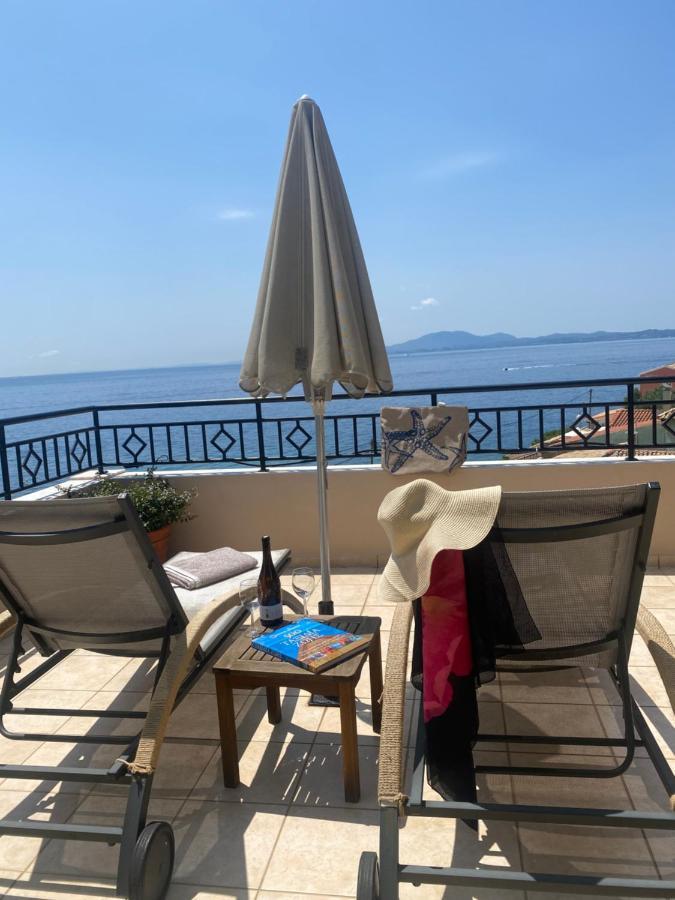 Beach Villa Aetos Kaminaki Nissaki Ниссаки Экстерьер фото