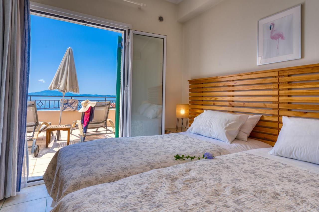 Beach Villa Aetos Kaminaki Nissaki Ниссаки Экстерьер фото