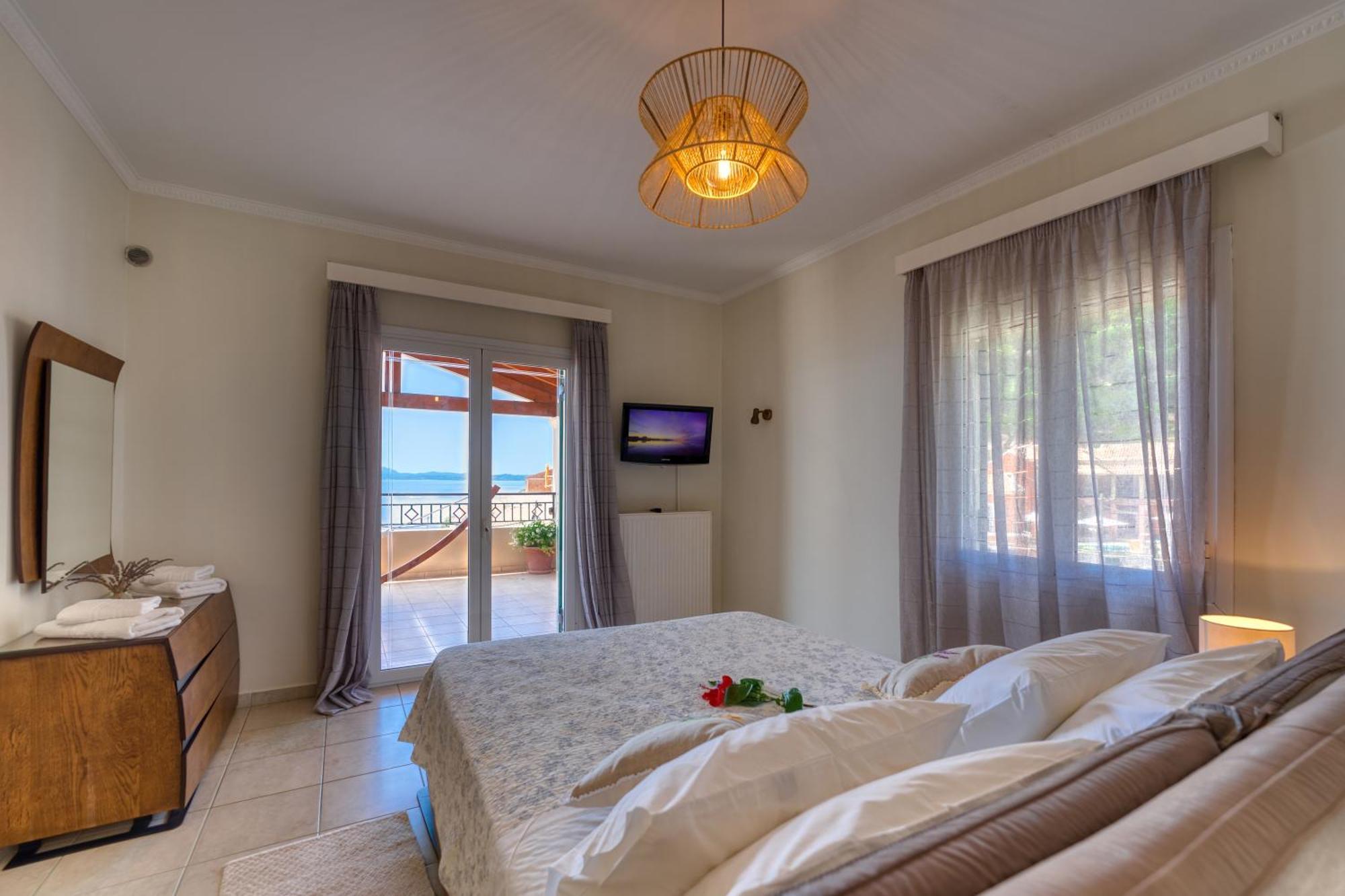 Beach Villa Aetos Kaminaki Nissaki Ниссаки Экстерьер фото
