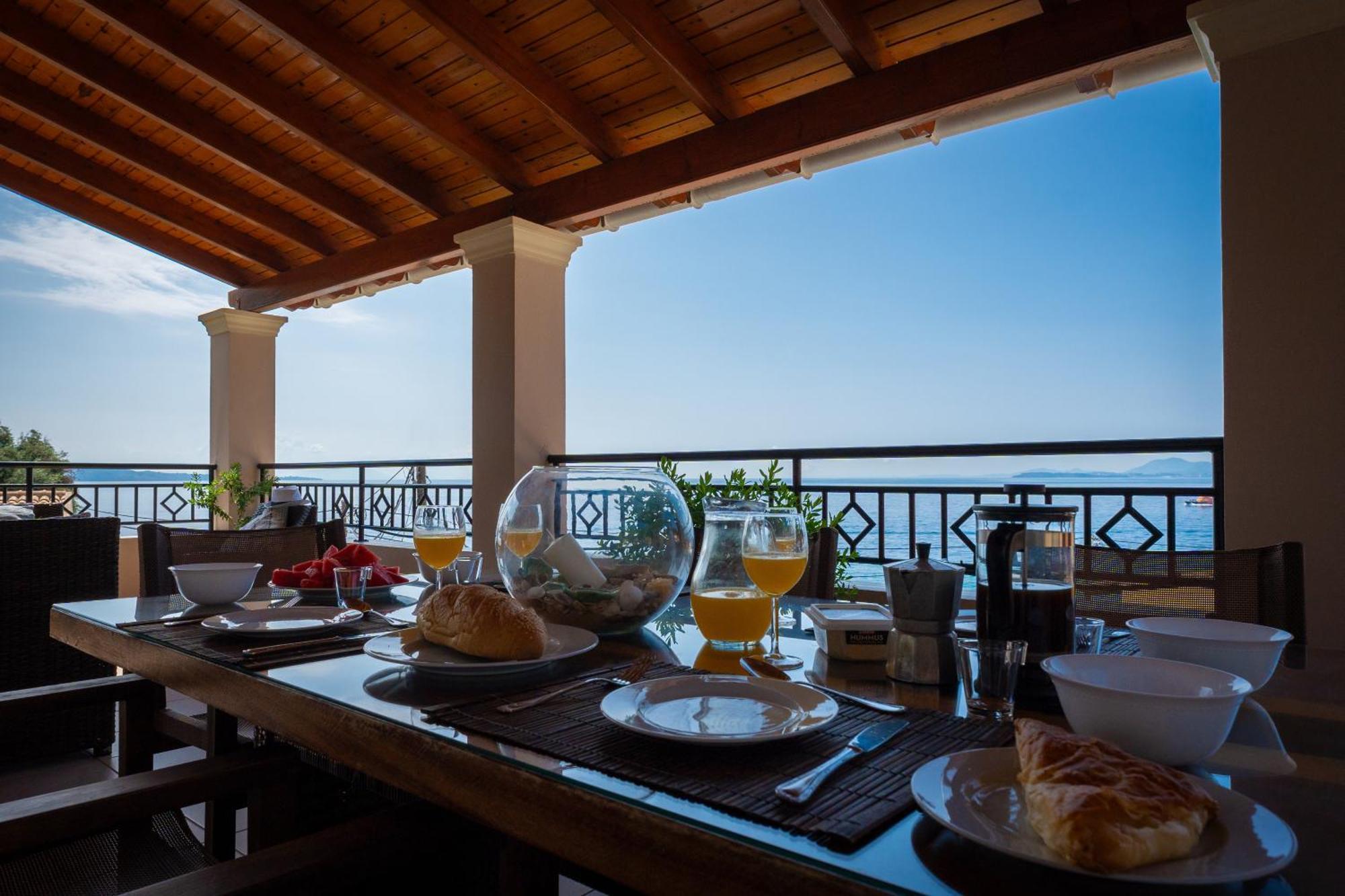 Beach Villa Aetos Kaminaki Nissaki Ниссаки Экстерьер фото